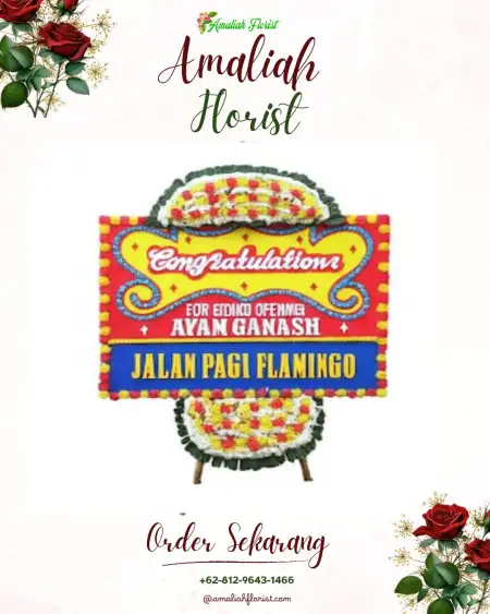 Sewa Papan Bunga Tongole